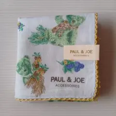 【未使用・シール付き】PAUL＆JOE　ガーゼ地ハンカチ　くまのサムネイル
