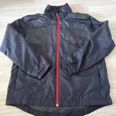 adidas ウインドブレーカー　150センチ　黒×赤