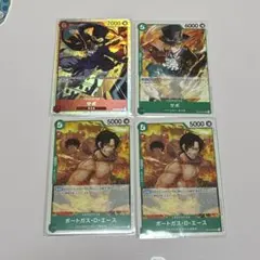 ワンピースカードサボ　エース　セット