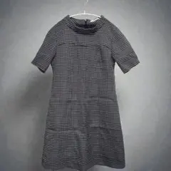 REDYAZEL 半袖ミニワンピース チェック柄