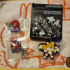 ソニック×シャドウラバーチャームテイルス.アクリルチャームナックルズ.エッグマン
