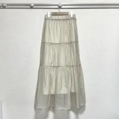 【美品】LOWRYS FARM(ローリーズファーム) シアーボリュームスカート