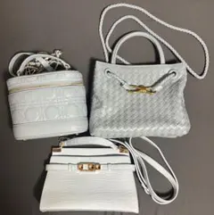 新品未使用バッグ３個セット❣️水色ブルー　グレイル　GRL シーイン　ショルダーのサムネイル