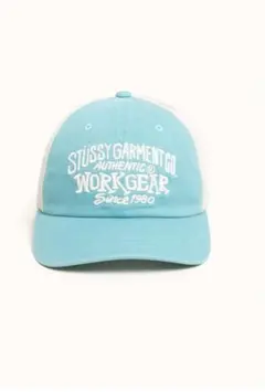 角*ン様 Stussy メッシュキャップ ライトブルー