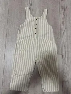 tete a tete ストライプ オーバーオール 95cm