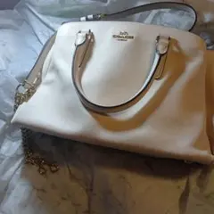 COACH 2way ショルダーバッグ ハンドバッグ ホワイトのサムネイル