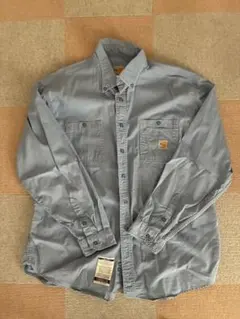 Carhartt FR 長袖ワークシャツ ブルーのサムネイル