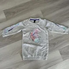 エルサ×adidasコラボ トレーナー グレー