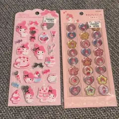 【正規品】ジュエルマシュマロステッカー　平成はっぴーフォン　シール　マイメロ