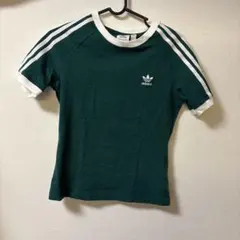 adidas トレフォイル 半袖Tシャツ グリーン XL
