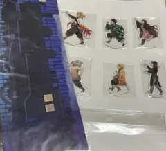 鬼滅の刃　煉獄杏寿郎　竈門炭治郎　魘夢　善逸　伊之助　アクリルスタンド　出発進行