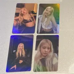 Rosé Blackpink ロゼ タレントカード トレカ 4枚セット