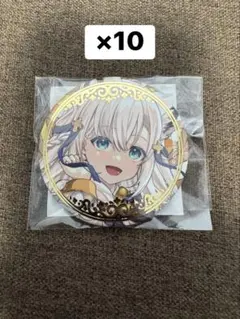 【新品未使用】白上フブキ　誕生日記念　2024 黄昏の王　缶バッチ