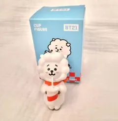 BT21 カップフィギュア ホワイト 約8cm