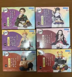 SEGA 鬼滅の刃プレミアムちょこのせフィギュア 6体セット未開封品