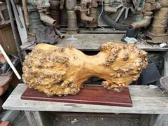 天然木 瘤材 花台 飾り台 一枚板④ - メルカリ