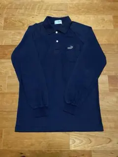 Crocodile ポロシャツ ネイビー 長袖 Lのサムネイル
