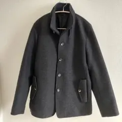 スタンドカラーコート ピーコート