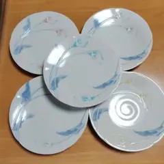 花柄 皿 5枚セット