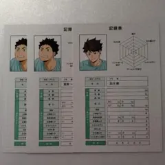 ハイキュー 体力測定 特典 及川徹 岩泉一 まとめ売り