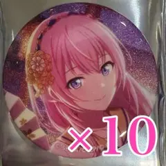 巡音ルカ グリッター缶バッジ 6B プロセカ イベントイラストコレクション