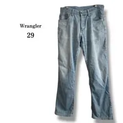 【Wrangler】ライトウォッシュジーンズ　デニム　ライトブルー　ストレートのサムネイル