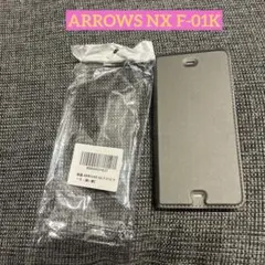 ARROWS NX F-01K ケース 手帳型 カードポケット 軽量 ブラック