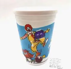 【未使用】【アメリカ製】⭐︎《McDonald's ストロー差し込み付きコップ》