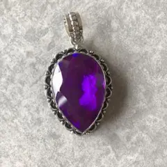 天然石アメジスト のペンダントトップ