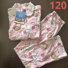 新品未使用⭐️パウパトロール　パジャマ　長袖　ピンク　ボタン　上下　120サイズ
