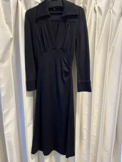 Diane von Furstenberg ブラック ロングワンピース サイズ4