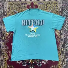90s シングルステッチ カレッジ スポーツ グラフィック ロゴ T