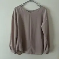 gu トップス　リバーシブル　S ベージュ