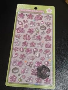 ボンボンドロップシール　和柄　サクラ