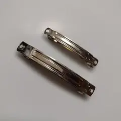 バレッタ金具　大小2個セット