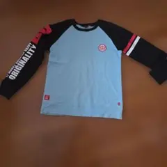 BABY DOLL 長袖トレーナー Mサイズ 青/黒