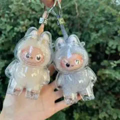 クリアケース　ラブブ　LABUBU　mini　透明　収納　保護　第4世代