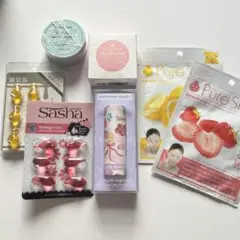 新品未使用未開封　コスメ・ヘアケア 7点セット（イニスフリー・パック他）のサムネイル