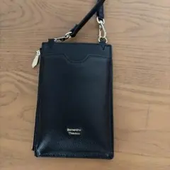Samantha Thavasa スマホショルダーバッグ ブラックのサムネイル