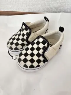 Vans チェッカーフラッグ スリッポン 14cm
