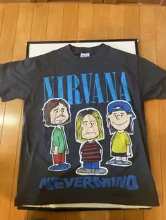 NIRVANA Tシャツ SNOOPYコラボ　Mサイズ Nirvana x Snoopy Print Round Neck T-Shirt ニルヴァーナ×スヌーピー