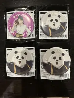 呪術廻戦カフェ2024ランダム缶バッジ/真希・パンダセット