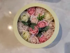 フラワーボックス 造花 インテリア ギフト ピンク