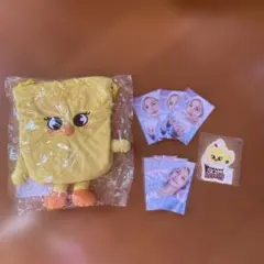 スキズ フィリックス　ポガリ　skzoo 巾着ポーチ、ステッカーセット