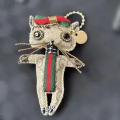 GUCCI グッチョリ　猫 GUCCI（グッチ） グッチョリ クリスティーナ ネコ キーホルダー