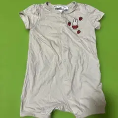 H&M ミッフィー ロンパース 80cm 前開き