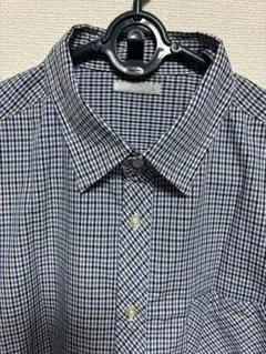 GUチェック柄長袖シャツ Lサイズ