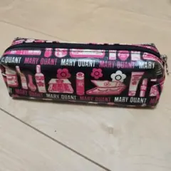 MARY QUANT 花柄ペンケース ホワイト