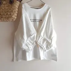 新品　SM2☆オフ／袖タックTシャツ