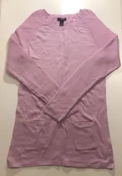 GapKids ピンク紫　長袖ロングニット XXL